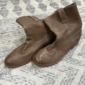 FRYE Anna Short leather booties
